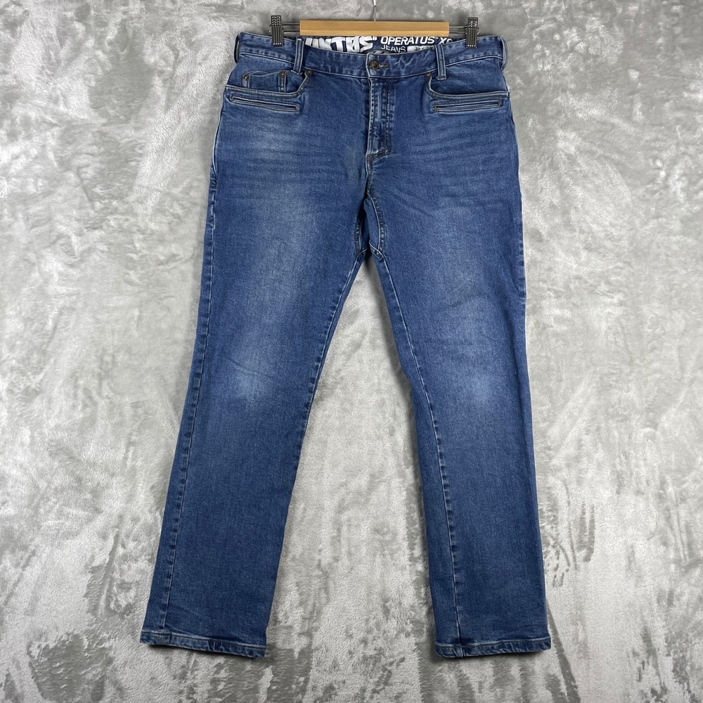 Viktos Operatus XP Tactical Jeans Men 32x30 Blue Stretch Denim Straight Leg